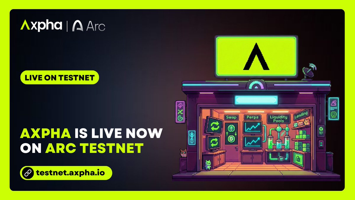axpha_io's tweet image. Axpha is now live on @arc testnet!

A next-gen, native DeFi trading platform built for traders who care about speed, reliability, and capital efficiency.

Test it Now ➡ testnet.axpha.io