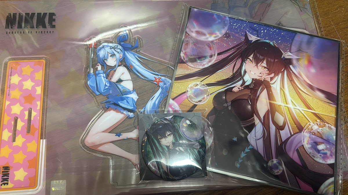 そしてメガニケストア便がこちら💁 この絵師さんのアンカー好きすぎて