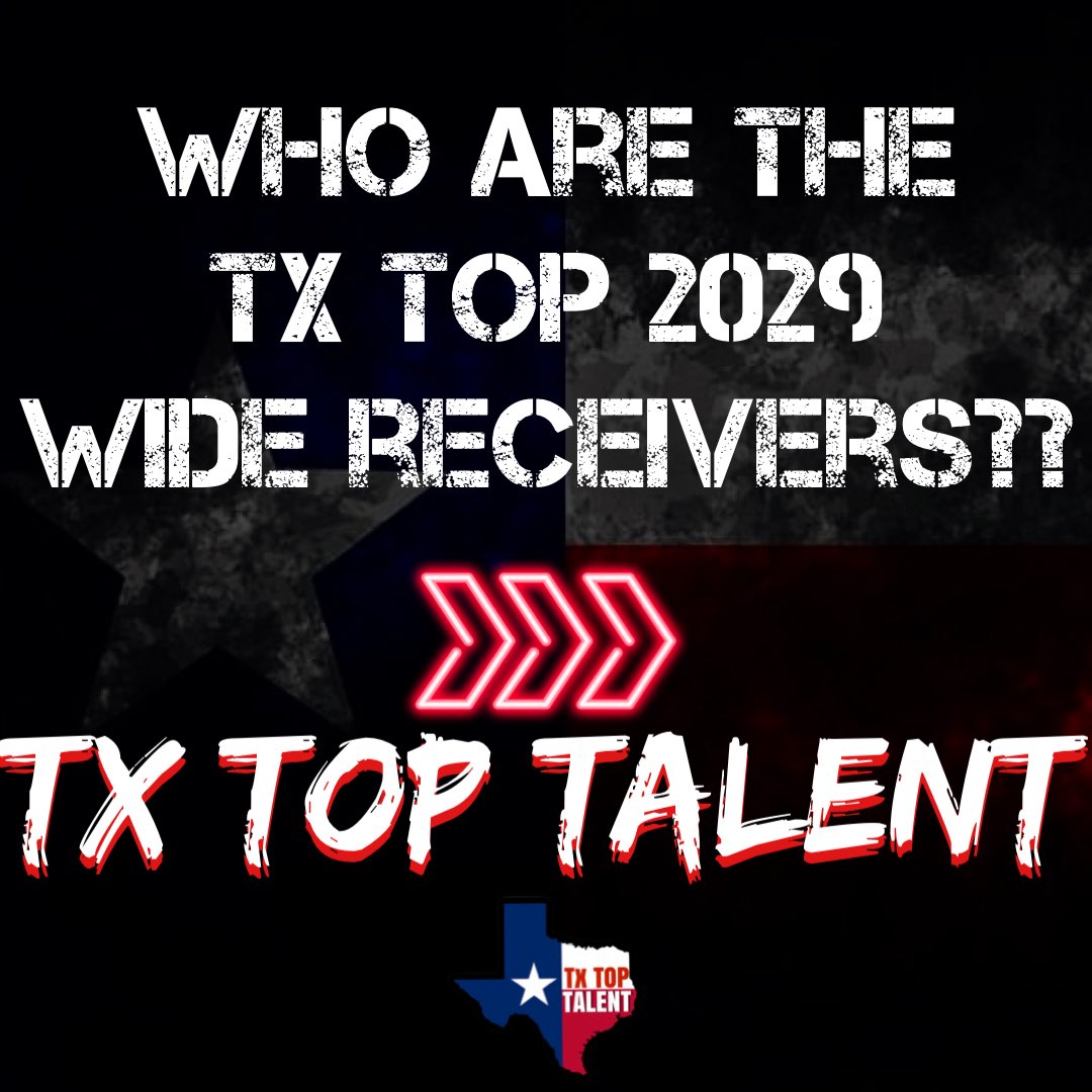 TXTopTalent's tweet photo. 🇨🇱We want to showcase the Top Texas high school athletes

We have searched for and evaluated talent all over the state. But who did we miss?

⬇️Drop your film 🎞 &amp; stay tuned

🔜 2027 Top Position Rankings Coming Soon

📥DM for more info in-depth on film evaluation https://t.co/E7Uemjaxdx