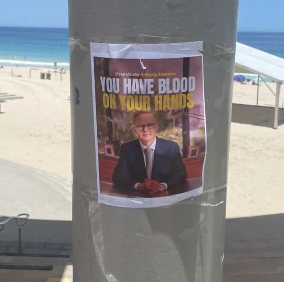 More posters showing up around Sydney