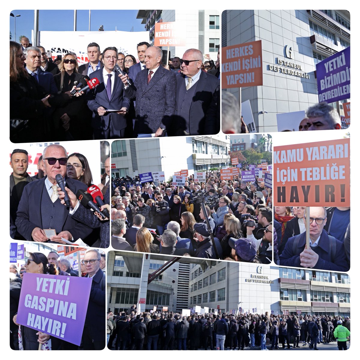 eroldemirel3568's tweet photo. Kamu Yararı için Yetkilerimiz Başka Kişi ve Kurumlara Devredilemez!

13.12.2025 Tarihli ve 586 Sayılı Vergi Usul Kanunu Genel Tebliğine ilişkin basın açıklamamızı İstanbul Defterdarlığı önünde yaptık.

Vergi sisteminde onarılmaz hasarlar açacak bu düzenlemeyi kabul etmiyor, düzenlemenin bir an önce yürürlükten kaldırılmasını talep ediyoruz. Yürürlükten kaldırılmaması halinde; dava açma dahil, her türlü hukuki mücadeleyi büyüterek sürdüreceğimizin bilinmesini istiyoruz.

#İSMMMO #BasınAçıklaması #YetkiGaspınaHayır