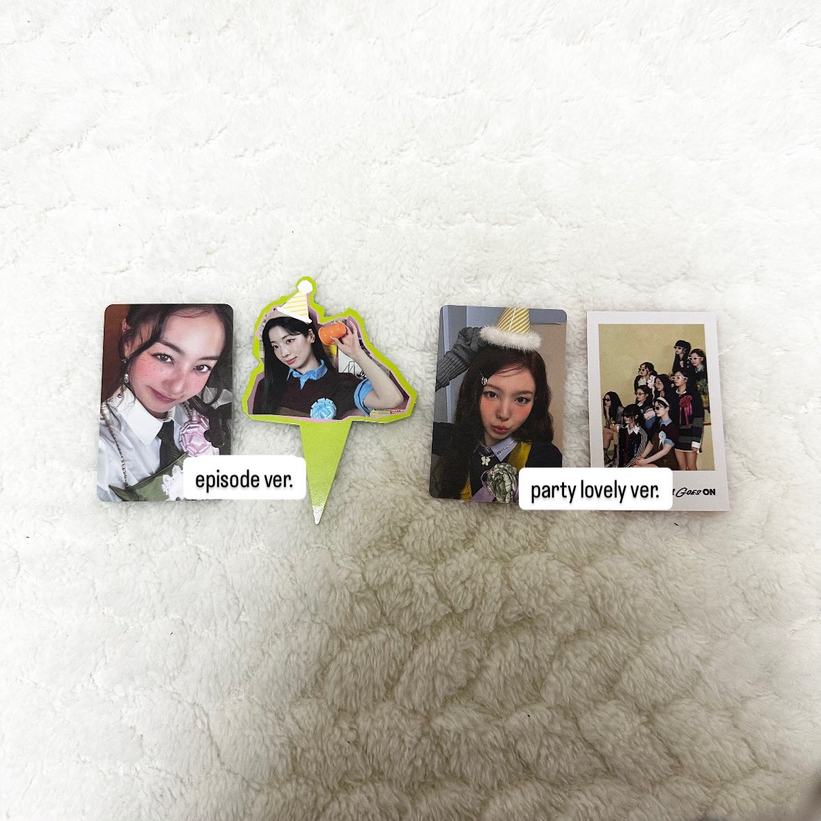 TWICE The story goes on episode ver. / party lovely ver. トレカ