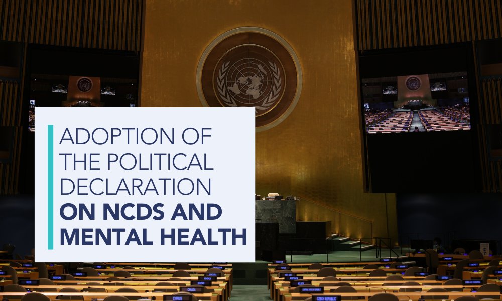 WorldObesity's tweet image. 🌍 World Obesity Federation welcomes the adoption of the Political Declaration on noncommunicable diseases and mental health.

For the first time, global commitments on NCDs and mental health are addressed together - an important step towards more integrated and people-centred…