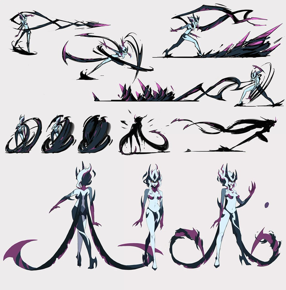 DAILY3VELYNN's tweet photo. Evelynn Concept Arts https://t.co/C4NgHeGq4n