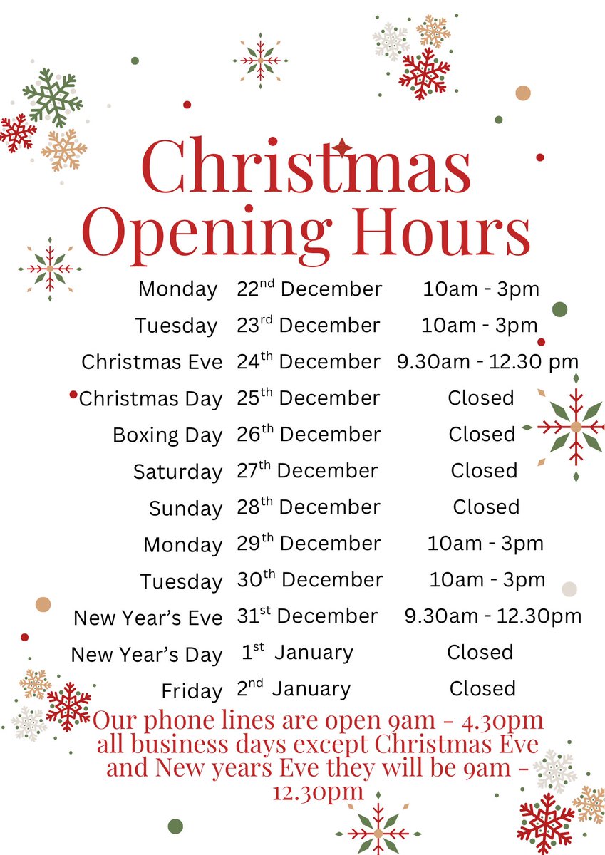 ng_homes's tweet photo. @PollokCU will be closing on certain days over the Christmas/New Year period. 

Their phone lines will be open all business days 9-4:30pm except for Christmas Eve/New Year's Eve when phone lines will close at 12.30pm. https://t.co/U8jSaDOK1A