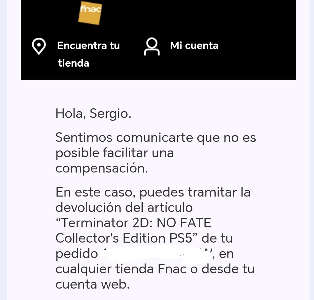 camploy's tweet image. El trato de @Fnac_ESP a sus clientes es magia,el producto te lo traen tocado,te pones en contacto con ellos y te dicen que no tienen más Stock.

@MeridiemGames dice que ellos deben en ponerse en contacto para poder solucionar el problema pero @Fnac_ESP dice,NOP.

Feliz navidad!!!