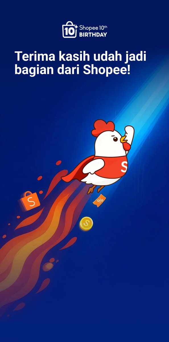 Penasaran kategori yang paling banyak kamu beli selama ini? Yuk, lihat momen Shopee-mu di sini! #10TahunBersamaShopee shp.ee/zd6aabo8c4p