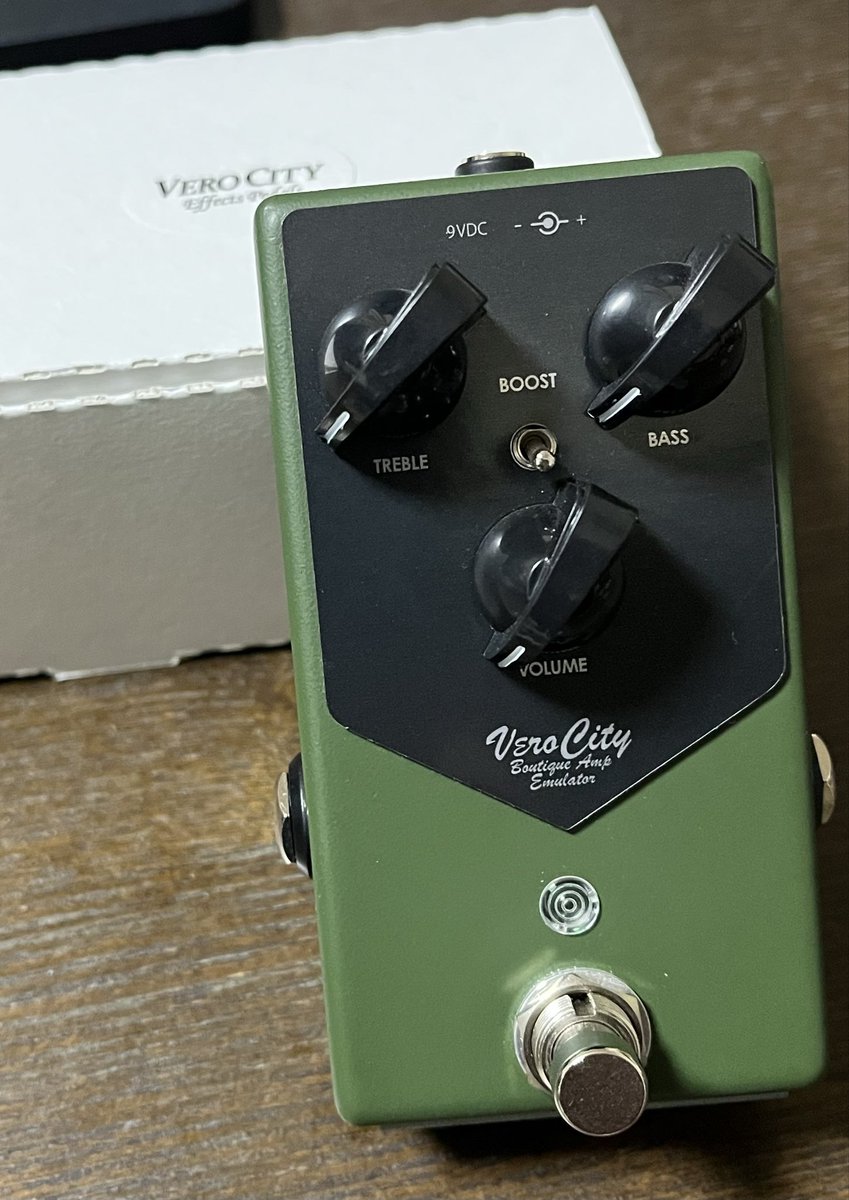 verocity effects Pedal #13cl 🎸遂にGet🥺ﾃﾞｼ 極上のclean sound