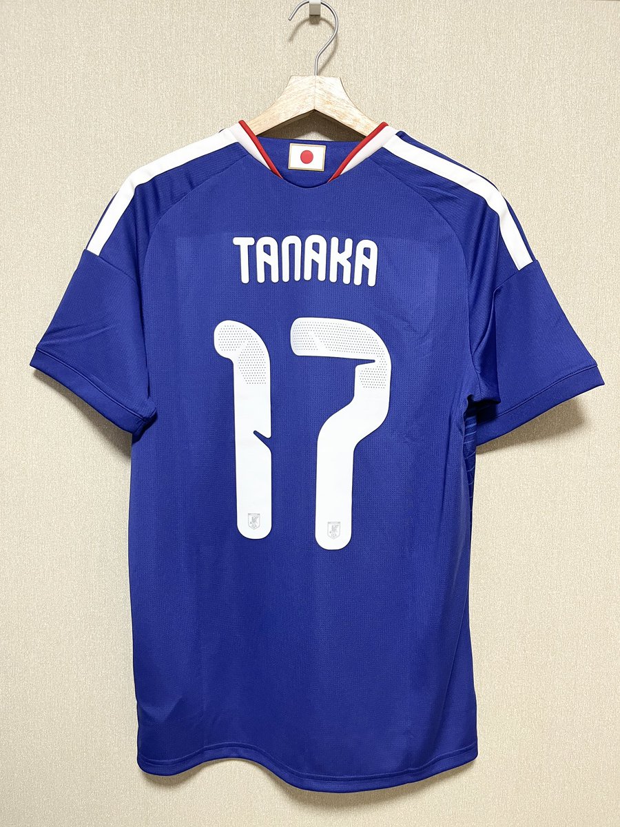 RhyerMrk's tweet photo. 届いたー！
まずは1番好きな選手から
ワールドカップ前に長袖も買います！！
 #日本代表 #サッカー日本代表 #田中碧 https://t.co/iWhW2RaKDG