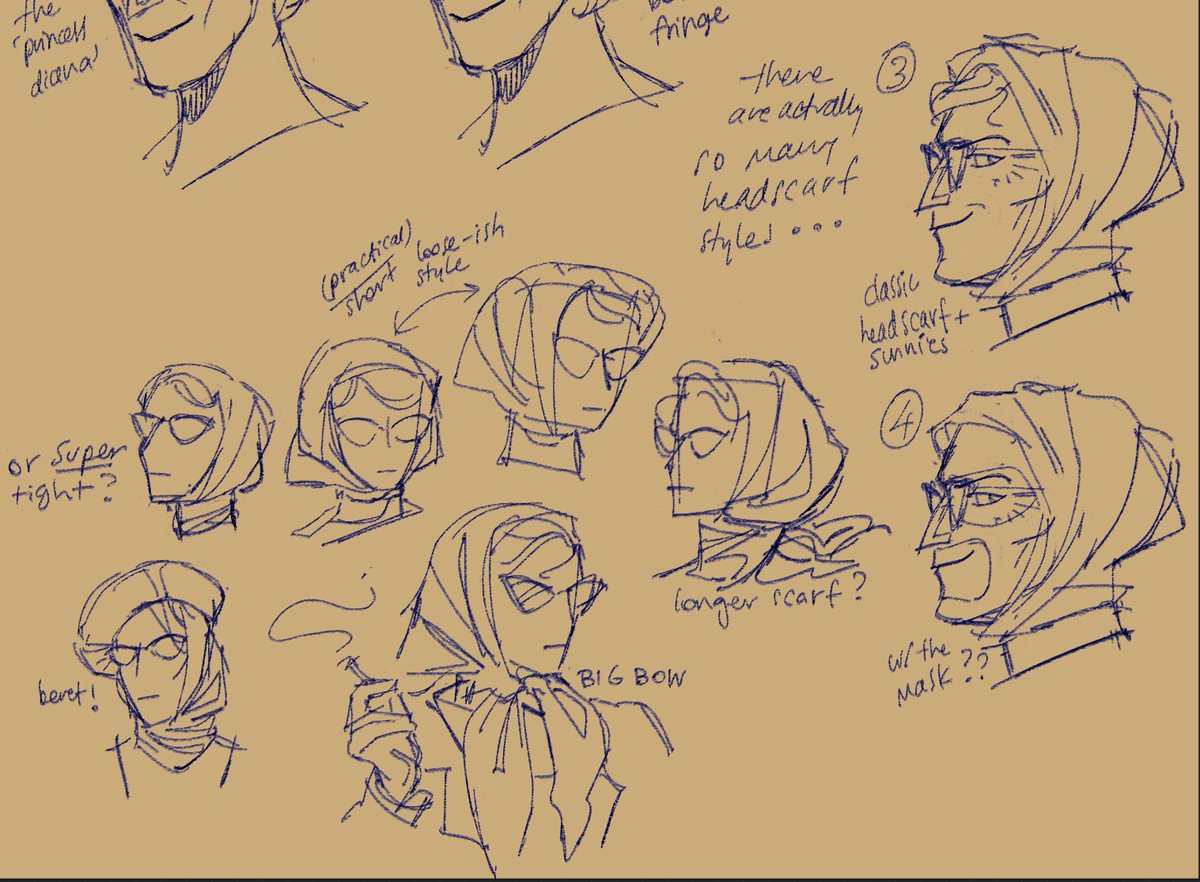doodleposting this spy design stuffs i did cos im tryna figure out how i like drawing her best