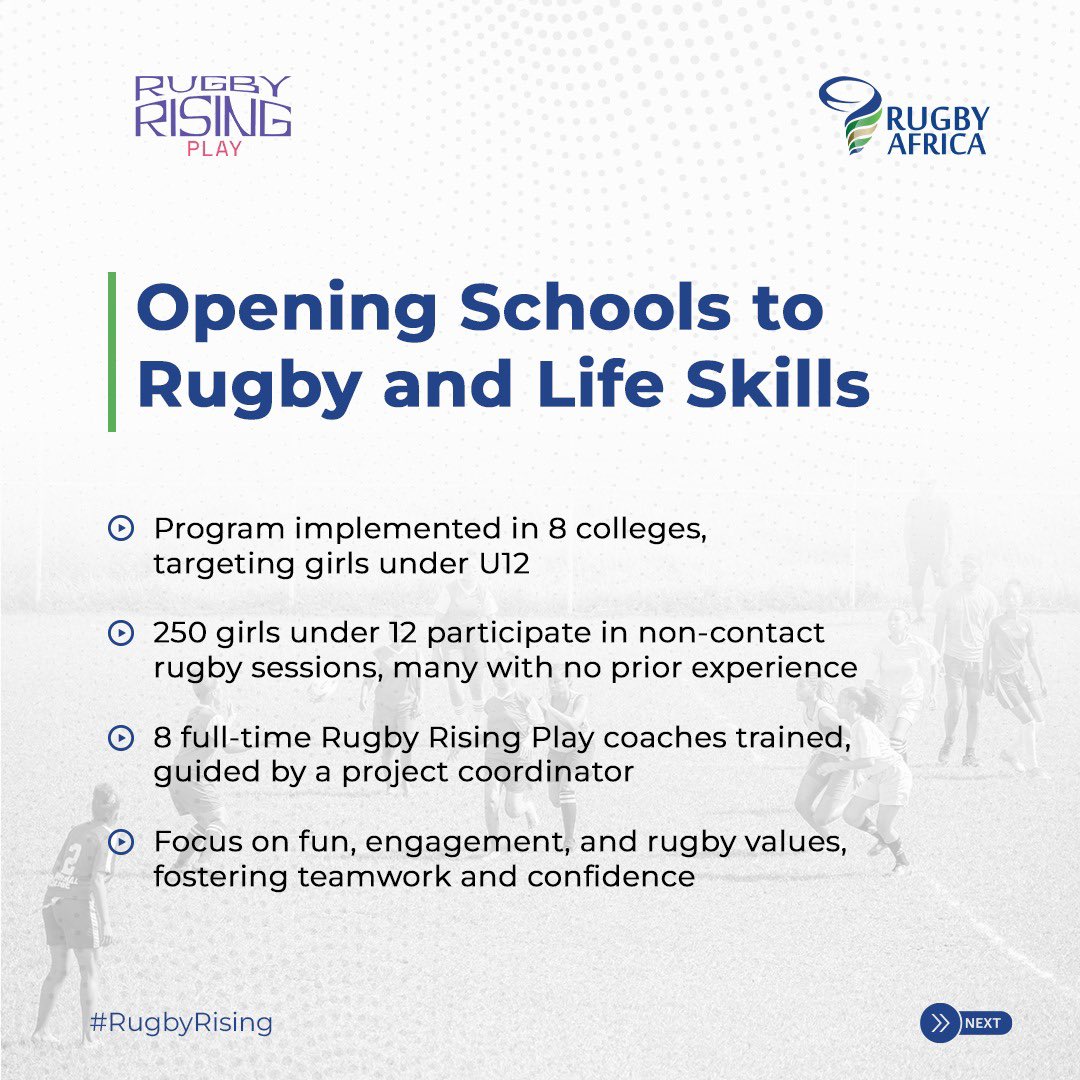 Image for the Tweet beginning: Mauritius is bringing rugby to