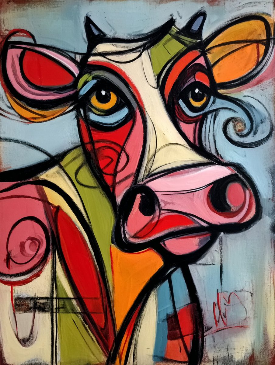 a moo point #abstractpainting