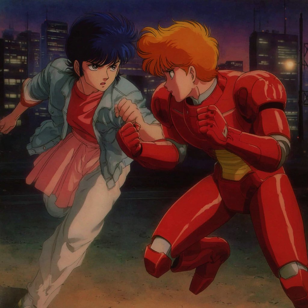 ❀なつ❀です(*^^*) Here's another Midjourney style reference for cinematic neo-retro