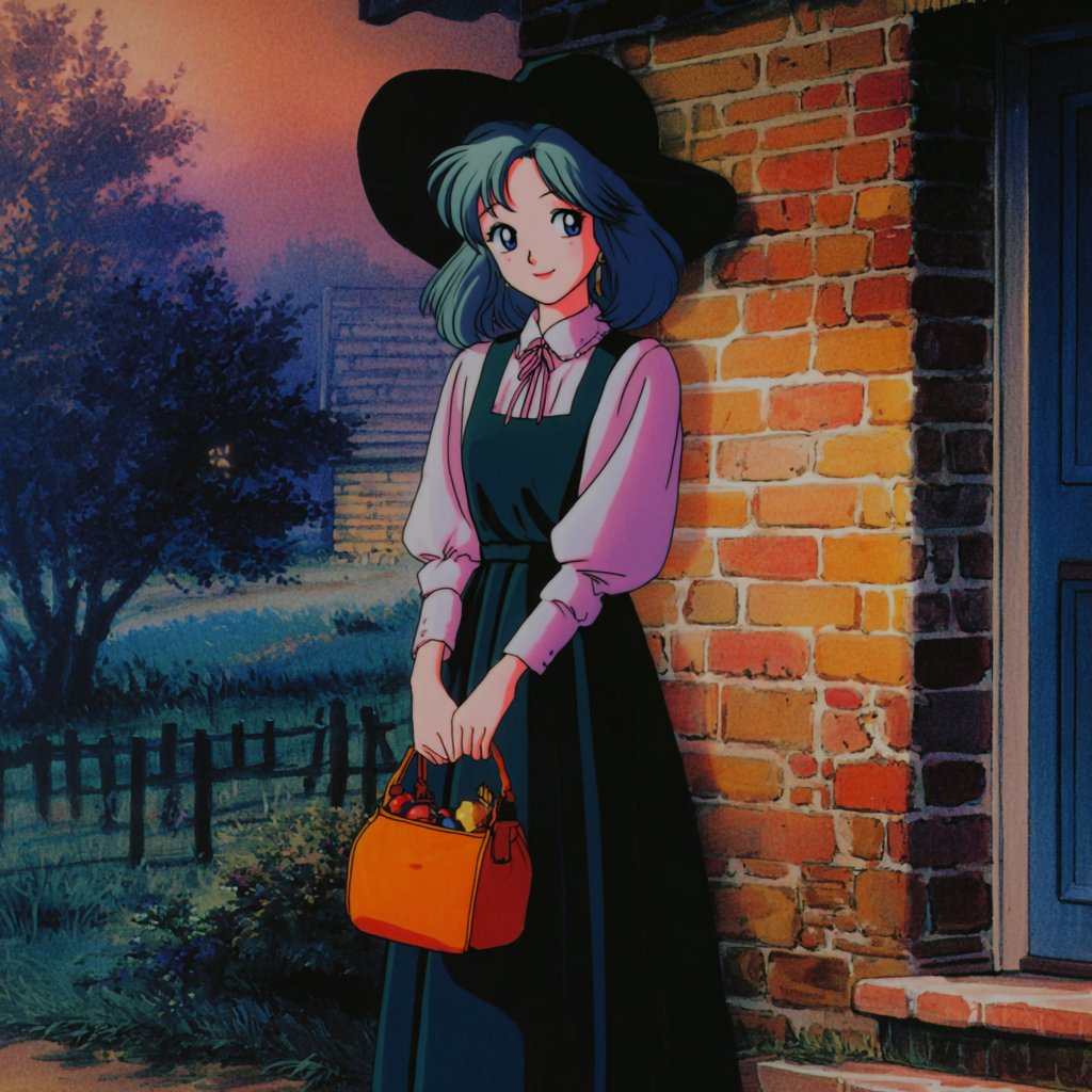 Neo retro anime style