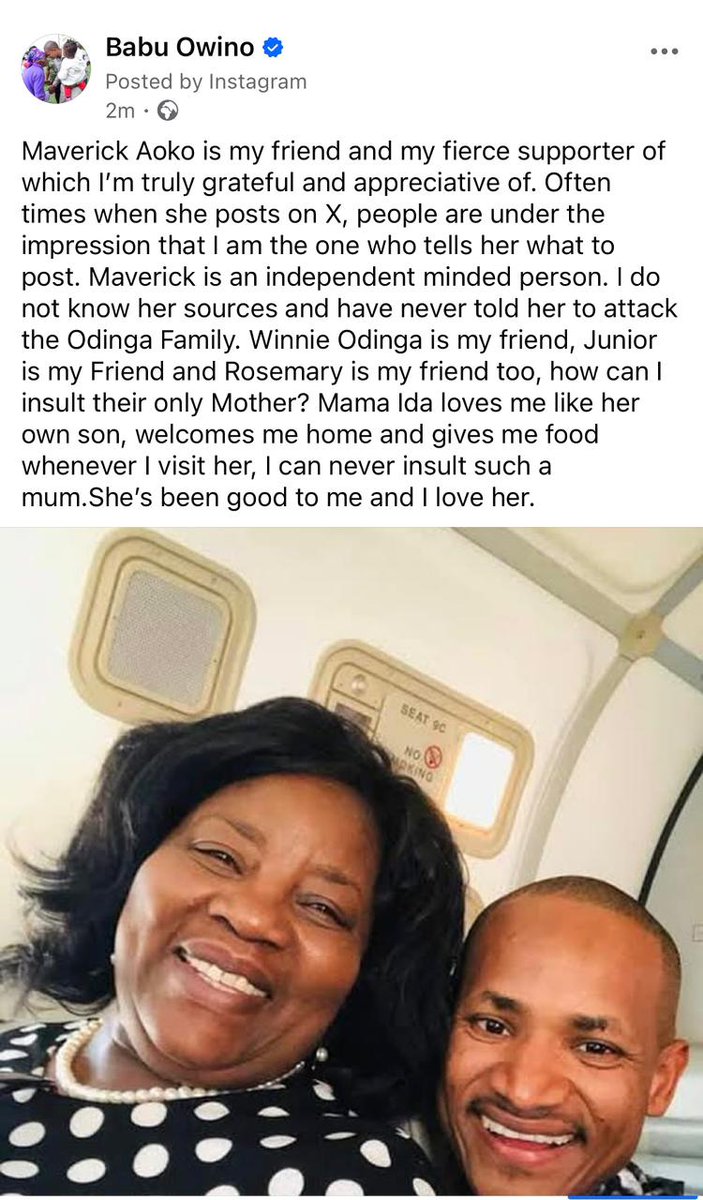 OpemiJanet1's tweet photo. Hon @HEBabuOwino can't stoop low https://t.co/GYeyHUQKAI
