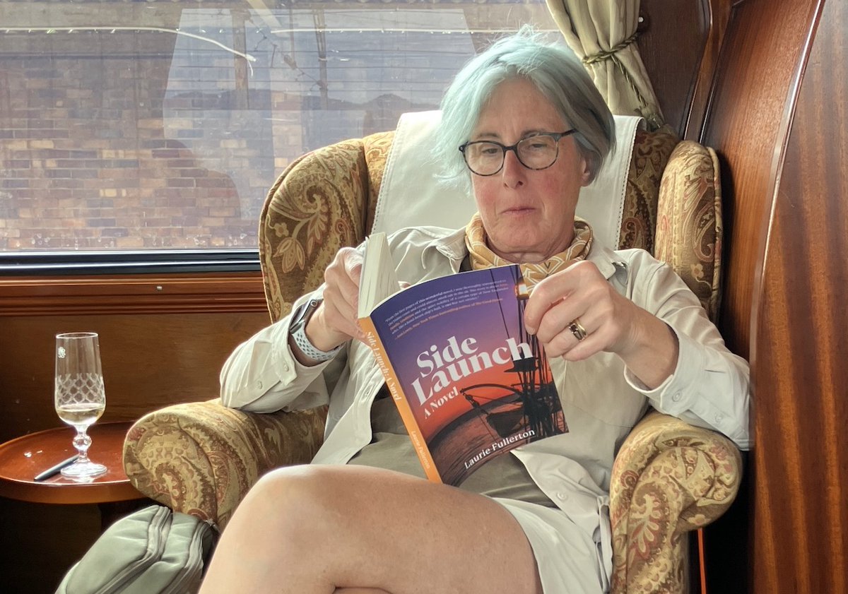 lfullert's tweet photo. @PFDonato My novel Side Launch is traveling the world. Does that make it an international bestseller? Not quite but what fun https://t.co/kFe0jrcIoN https://t.co/OKL4daOCjM