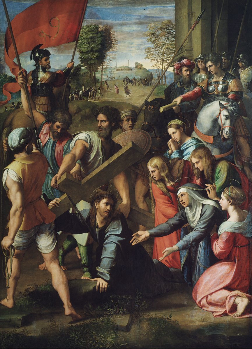 BEST_GASTRONOMY's tweet image. 4th Sorrowful Mystery of the Rosary
The Carrying of the Cross. 
They conscripted Simon of Cyrene to carry his cross, and then they brought Jesus to the place called Golgotha, which translates as Calvary.
(Mk 15:21-22)
#SorrowfulMystery #ImmaculateConception #ToJesusThroughMary