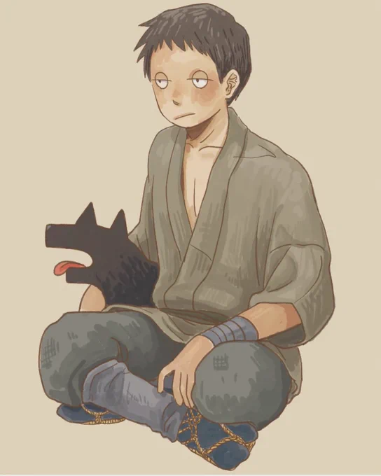 2年半くらい前に描いた絵 #河童のパキチ