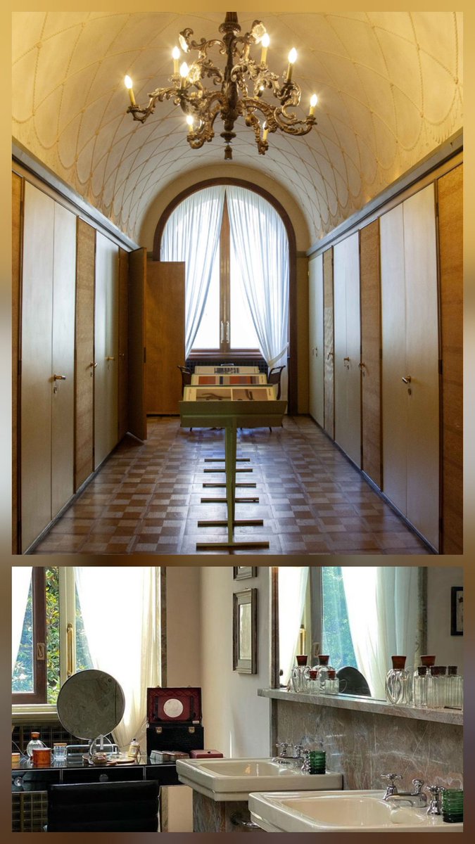 PetrelliFlavia's tweet image. Milano:#corridoio e #bagno di Villa Necchi Campiglio