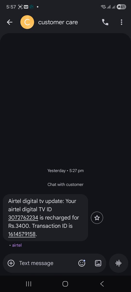 Yashpath9's tweet photo. @airtelindia @Airtel_Presence @airtelnews 
Have booked a new dth connection for my home yesterday. Not yet activated.executived on phone number +917428370530 keep disconnecting without listening the whole issue. It's been 24 hours and I am not more interested to keep this any mor https://t.co/jz4xhJUAZ4