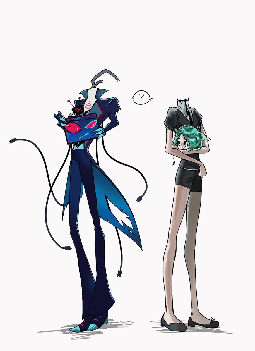 頭取れ組パロ
#宝石の国 
#housekinokuni_fanart 
#HazbinHotelVox