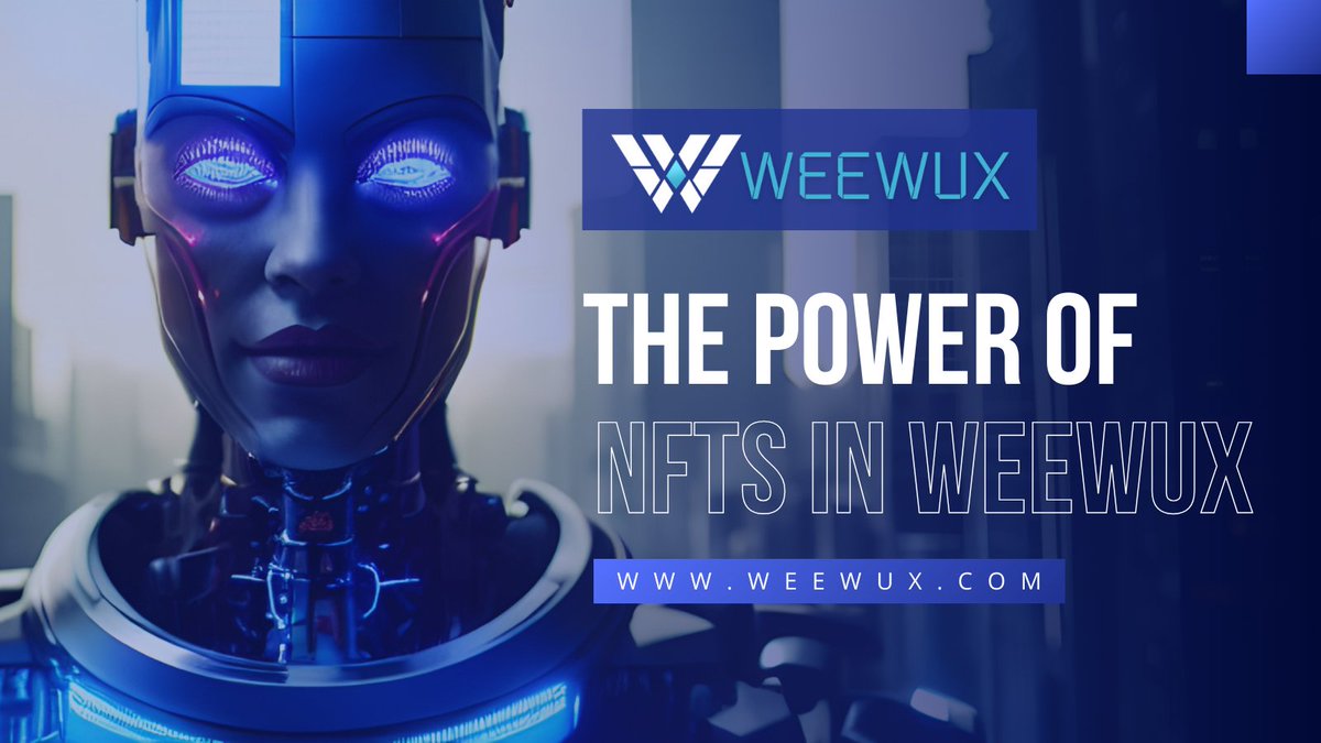 weewux's tweet photo. In Weewux, NFTs mean true ownership.
Your items aren’t locked, disposable, or temporary — they’re verifiable, transferable, and built to last.
Read how NFTs shape the Weewux and $OMIX ecosystem:
🔗 https://t.co/ZP1wdraqpN
#Weewux #NFT #OMIX #Crypto #Gaming https://t.co/G11V1s7Uyi