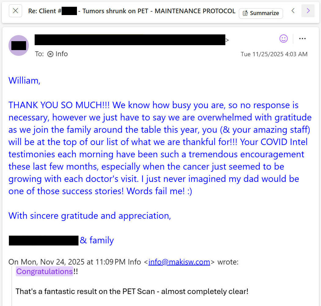 NEW ARTICLE: IVERMECTIN, FENBENDAZOLE, CBD Oil Testimonial - 82 year old TEXAS man with Stage 4 Prostate Cancer Reports after 5 months - almost all metastases are resolved!!

I can't close out my 18 hour shift today without a Prostate Cancer success story!! 😂

STORY: 
82 year