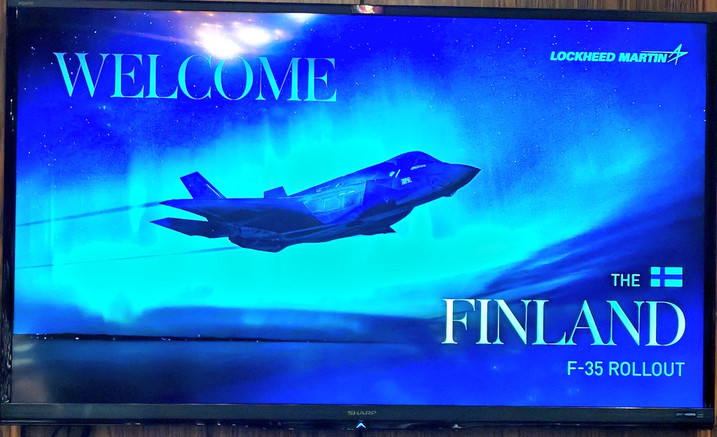 lentopostifi's tweet image. Seuraamme päivän tapahtumaa. #LockheedMartin #F35 #Ilmavoimat