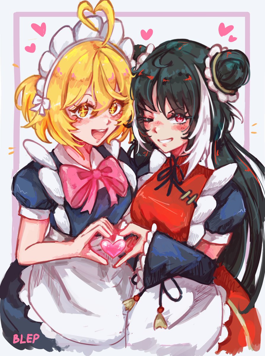 blep_art's tweet image. Donchun maids! 💛❤️
(There we go the correct maid outfits this time, this is character development)

#LimbusCompany #Limbus_Company