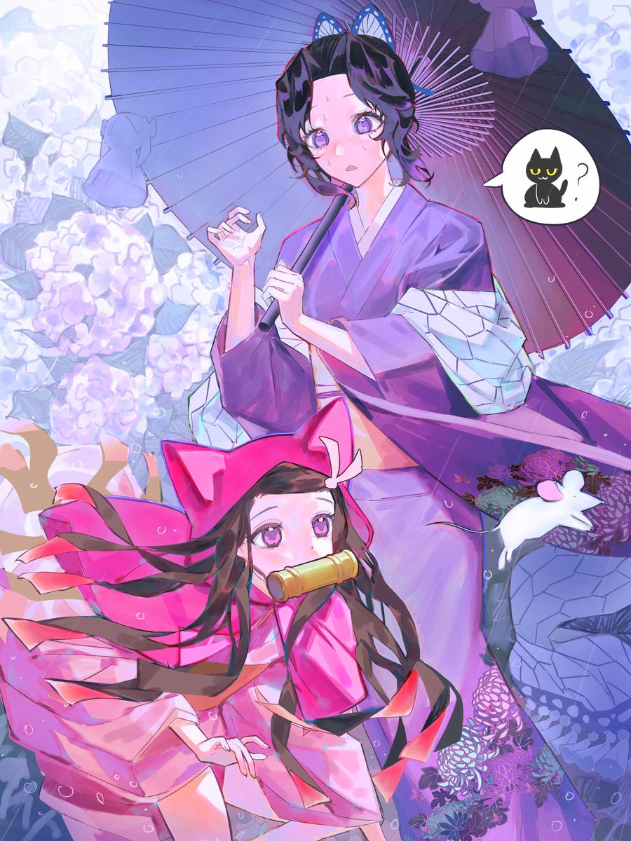 tokkirulzusio's tweet image. #kmy  #鬼滅の刃 
#nezuko #kochoshinobu
시노부랑 네즈코 비옷가챠 그거..☂️💧