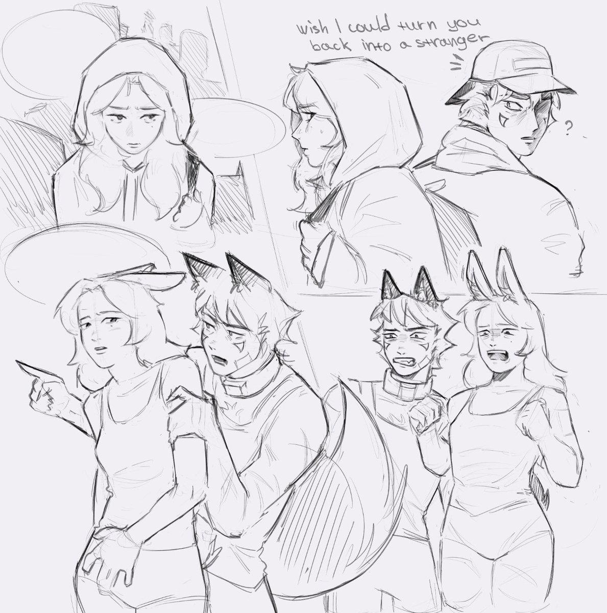 I know I always said that I could never hurt you
Well, this is the very, very last time I'm ever going to
#oc #ykmetstrade #renhana #btd #art