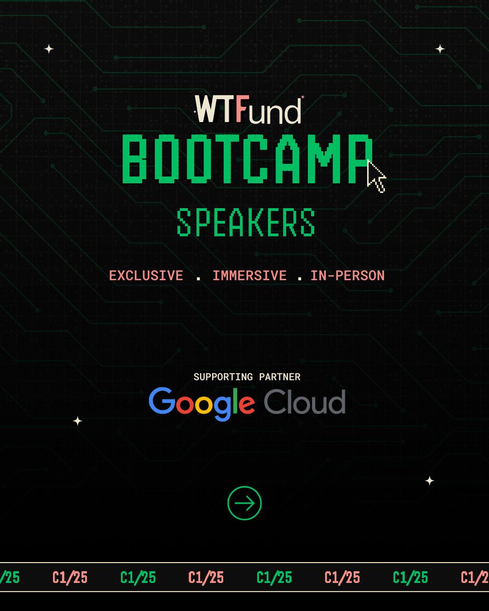 TheWTFund's tweet photo. Founders don’t just need frameworks; they need real perspective. 
The kind that comes from people who’ve built, broken, scaled, and done it all again. That’s who’s stepping into the room at WTFund Bootcamp. 
Not to lecture. But to share, challenge, and have honest conversations with the young entrepreneurs of C1/25.