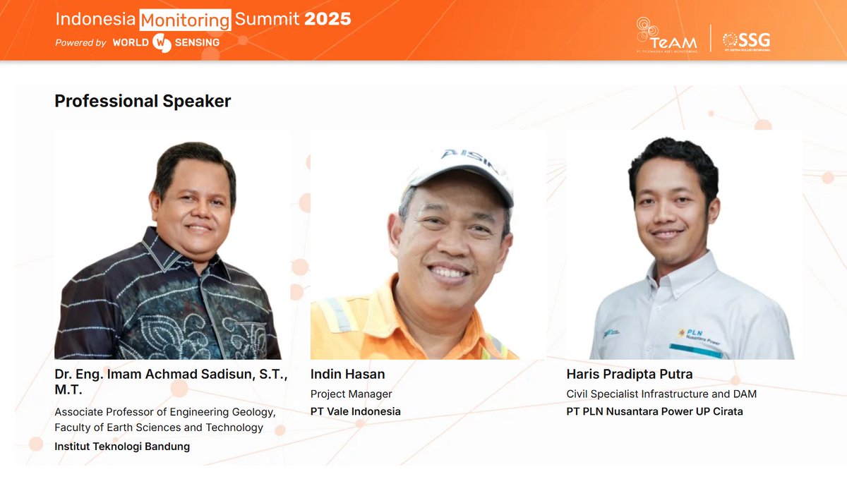 3) Pada kesempatan yang baik ini, beberapa contoh praktis aplikasi real-time monitoring untuk longsoran juga saya berikan. Terkait hal ini, saya masih memimpikan ke depannya pengembangan sistem monitoring yang sangat kecil, dalam bentuk semacam black-box atau bahkan microchip.