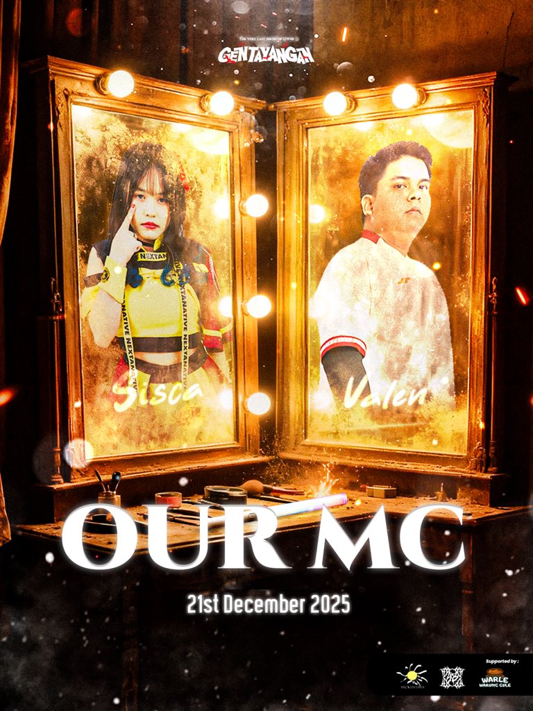 𝐅𝐈𝐕𝐄 𝐃𝐀𝐘𝐒 𝐓𝐎 𝐆𝐎

The Very Last Show of SJW48 'GENTAYANGAN' will present to you <a href="/siskwek/">Sisca🐥 #UntukKita #٢١٣١</a> and <a href="/Rusa_Militan/">Valen Surbakti</a> as our Master of Ceremony 🔥

See You There!