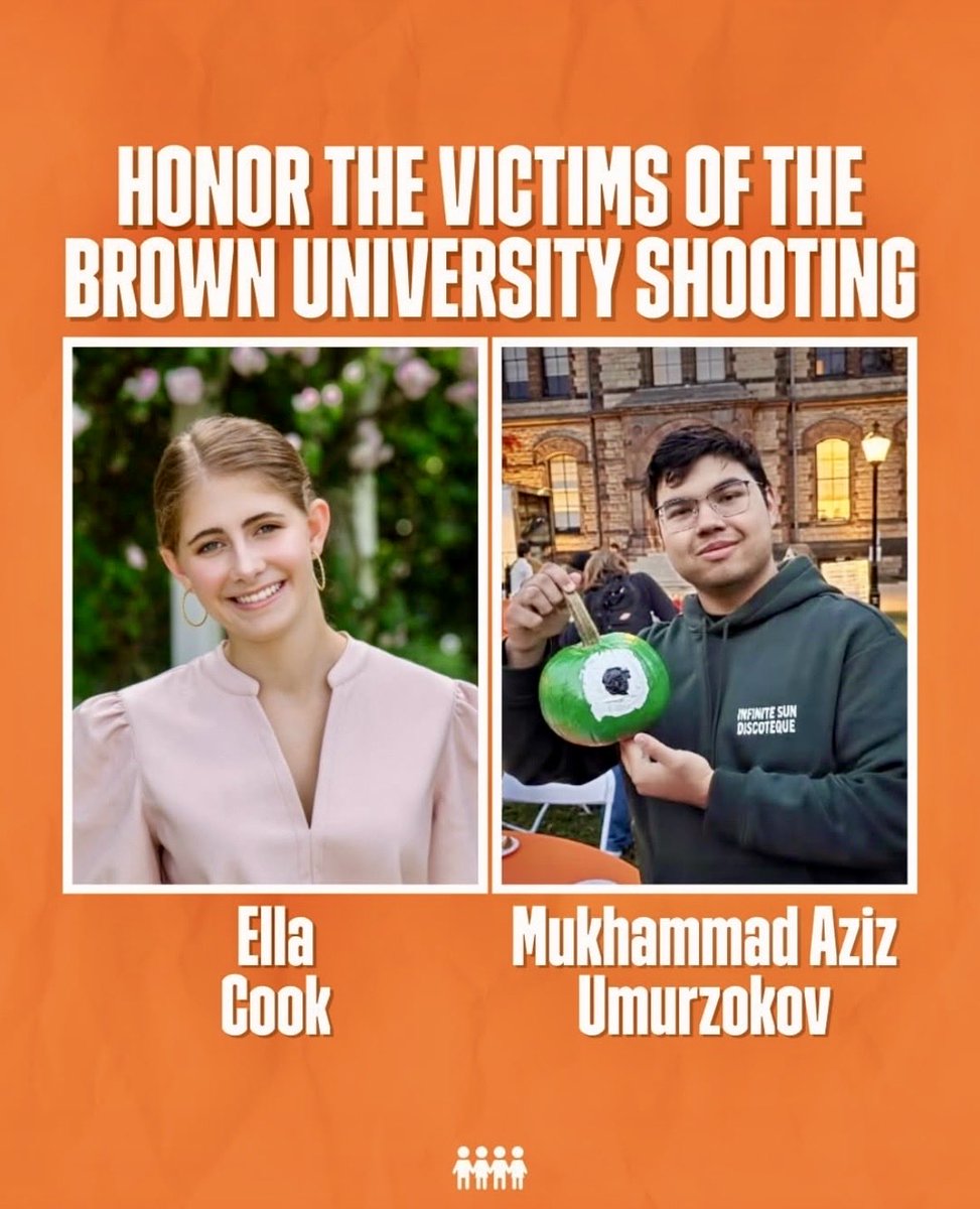 🕊️🕊️ 🤎♥️🤍
We honor the lives of Ella Cook and Mukhammad Aziz Umurzokov; 2 students whose lives were taken by g*n violence at Brown University.

Ella and Mukhammad, were classmates, friends, children, and community members… | providencejournal.com/story/news/202…