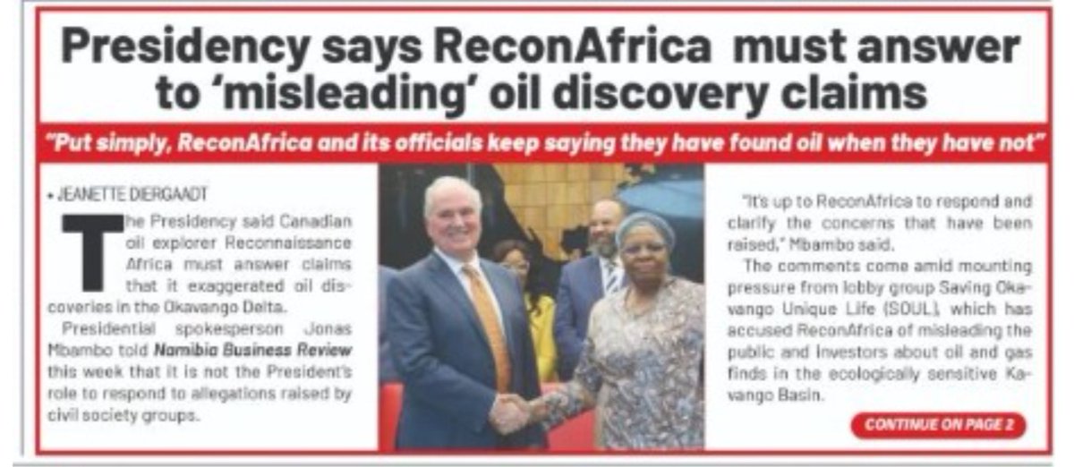 Re_ConAfrica's tweet photo. #ReConAfrica https://t.co/JYZTvW2Gyi