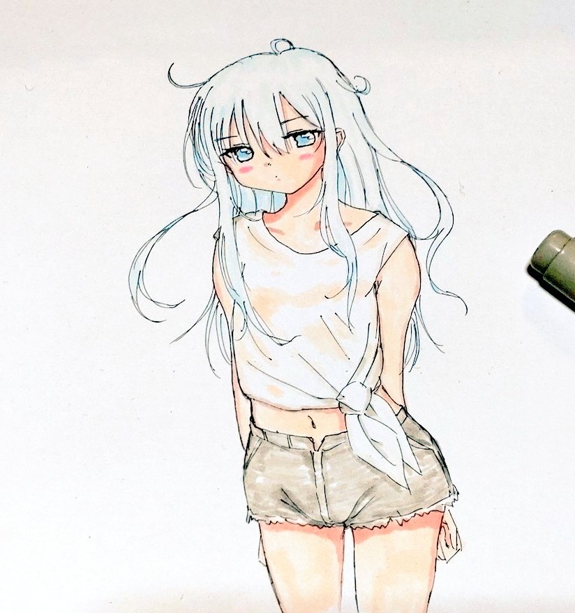 響(艦これ) 「めんたるりせっと」|めぐみ@絵を描く提督さんのイラスト