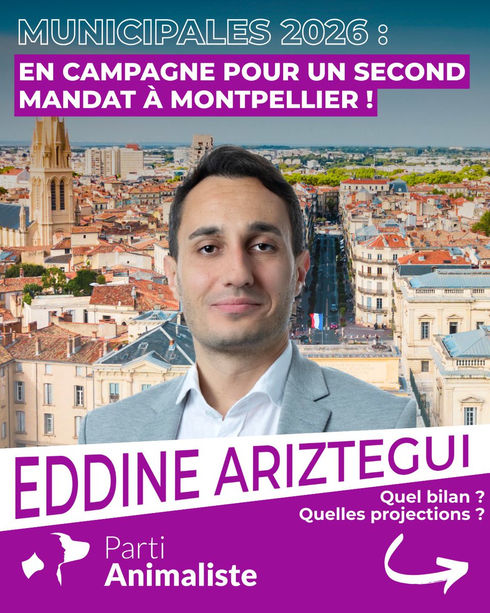Le 1er mandat d’Eddine Ariztegui à Montpellier s’achève.

Six ans pour porter une conviction claire : placer la condition animale au cœur des politiques municipales.

Candidat pour un 2e mandat, il s’agit désormais de consolider les avancées et d’aller plus loin !

[1/5]
