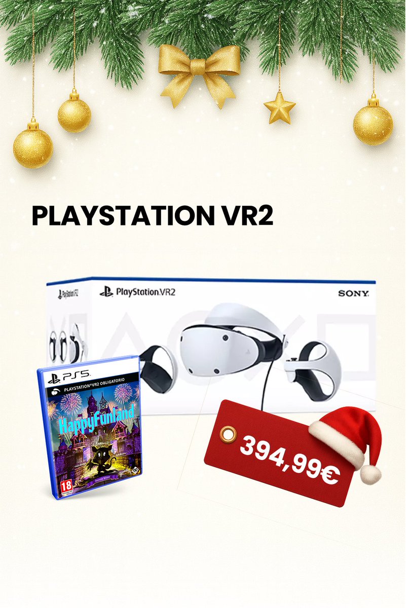 xtralife_es's tweet image. ¿Quieres triunfar con tu regalo?🎁

Aprovecha esta OFERTA de #PlayStationVR2⭐️

Regala experiencias sensoriales y mundos que van más allá de un videojuego habitual🔝

¡Con el oscuro y cómico Happy Funland Edición Souvenir VR2 de regalo!🎉

OFERTA ➡️  xtralife.com/producto/plays…