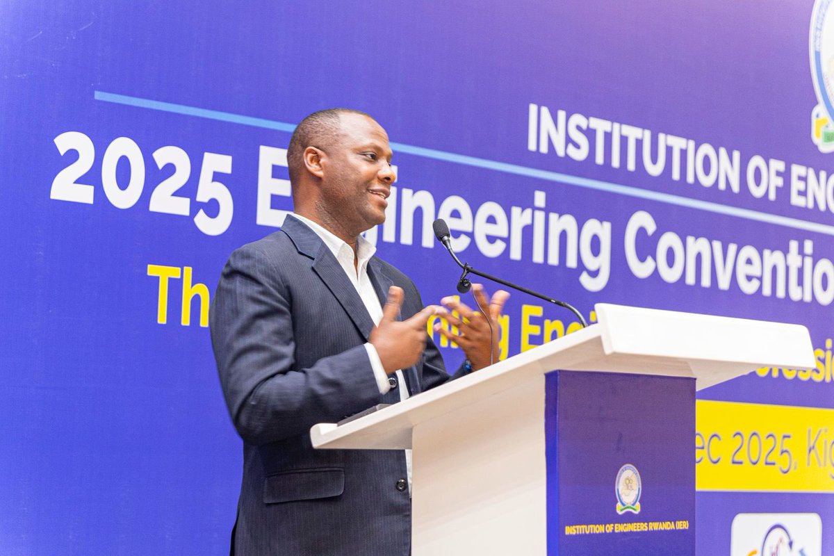 Rwanda_Housing's tweet photo. During the 2025 Engineering Convention and Annual General Assembly, the Director General of the Rwanda Housing Authority, @ndekwalpha, emphasized in his presentation that engineers play a pivotal role in ensuring that:

• housing developments are adequately serviced with essential infrastructure;
• infrastructure investments align with approved master plans and detailed physical plans; and
• urban growth does not compromise environmental protection or disaster risk management.

He affirmed that the RHA remains committed to working closely with all professionals in the built environment, as well as other stakeholders, to ensure that cities and settlements develop in an orderly, inclusive, and sustainable manner.”