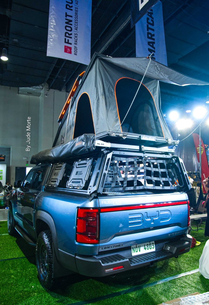 MorteJude's tweet photo. @DailyPicTheme2 DPT, most of the #offroad ready rigs at 1 mid November 2025 #carshow in Pasay City, #Philippines 🇵🇭, had #camping #tents visible #uptop their respective roofs, for multiple day/week camping off dirt roads
#DailyPictureTheme #fujifilmxm5 #MMOV #ManilaAutoSalon2025 https://t.co/ciAAcGua6N