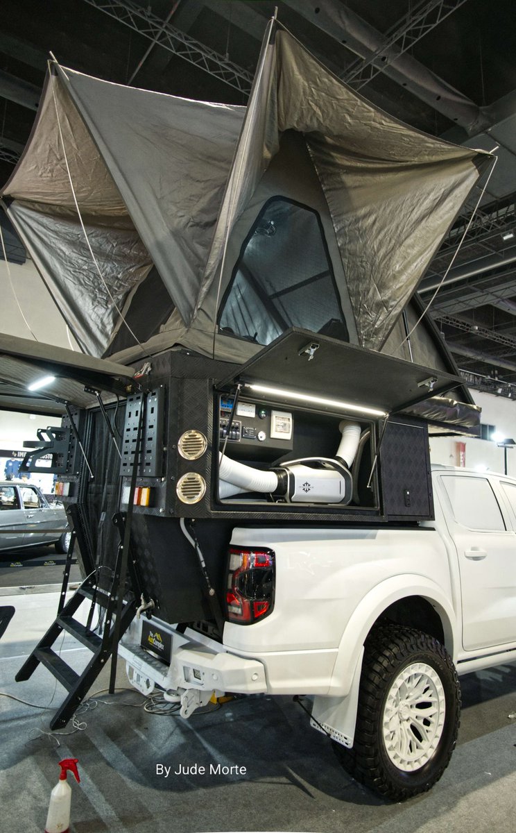 MorteJude's tweet photo. @DailyPicTheme2 DPT, most of the #offroad ready rigs at 1 mid November 2025 #carshow in Pasay City, #Philippines 🇵🇭, had #camping #tents visible #uptop their respective roofs, for multiple day/week camping off dirt roads
#DailyPictureTheme #fujifilmxm5 #MMOV #ManilaAutoSalon2025 https://t.co/ciAAcGua6N
