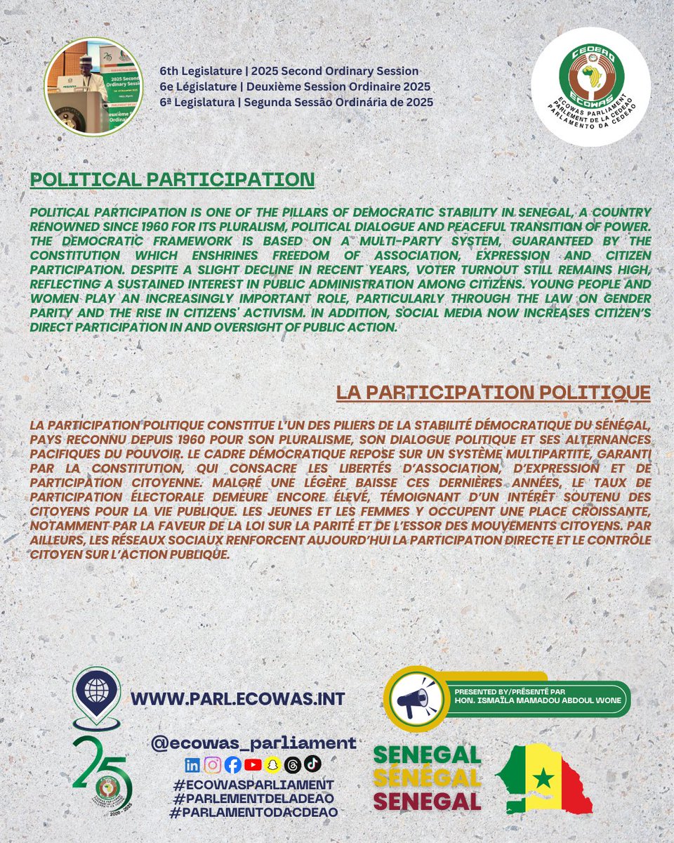 ECOWAS Parliament tweet media