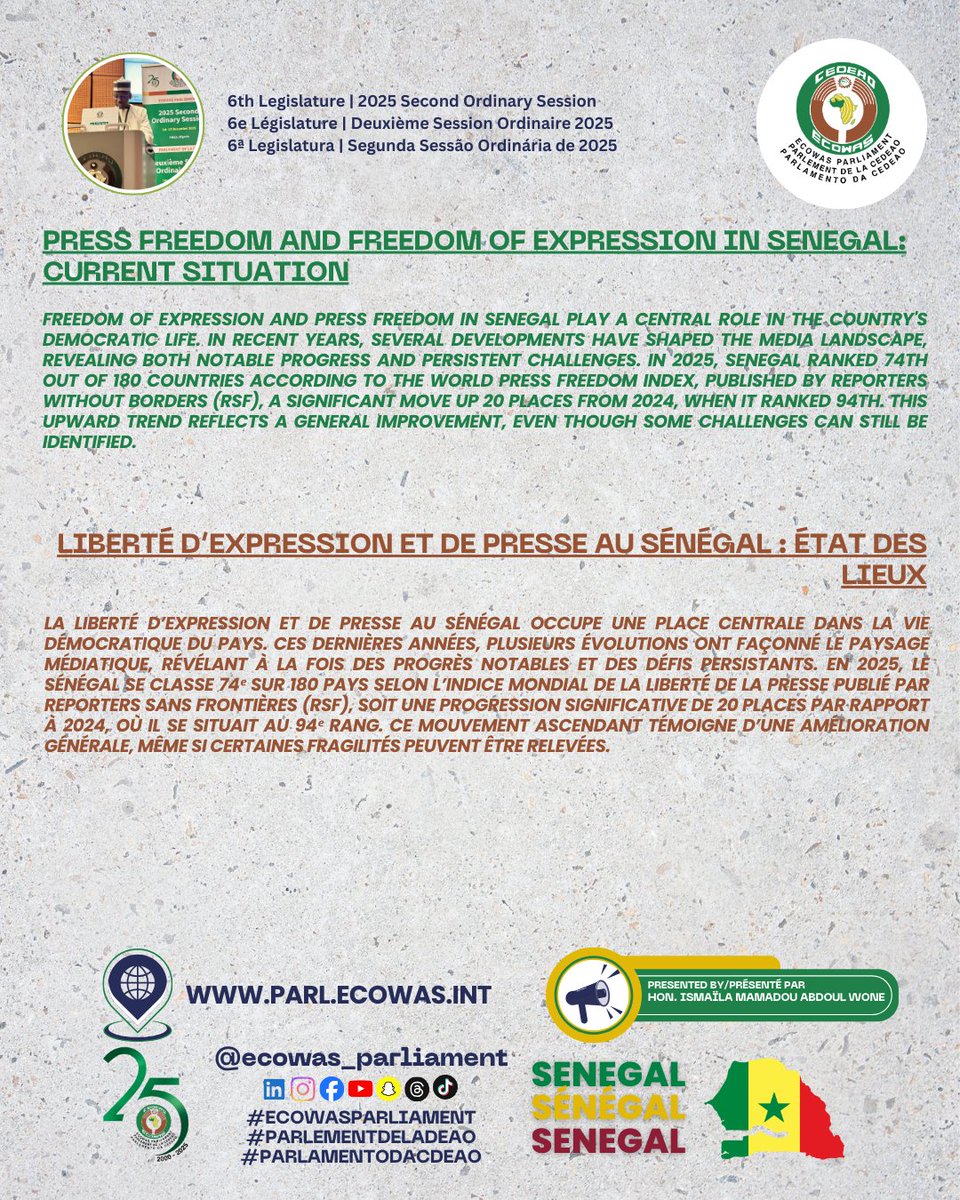 ECOWAS Parliament tweet media