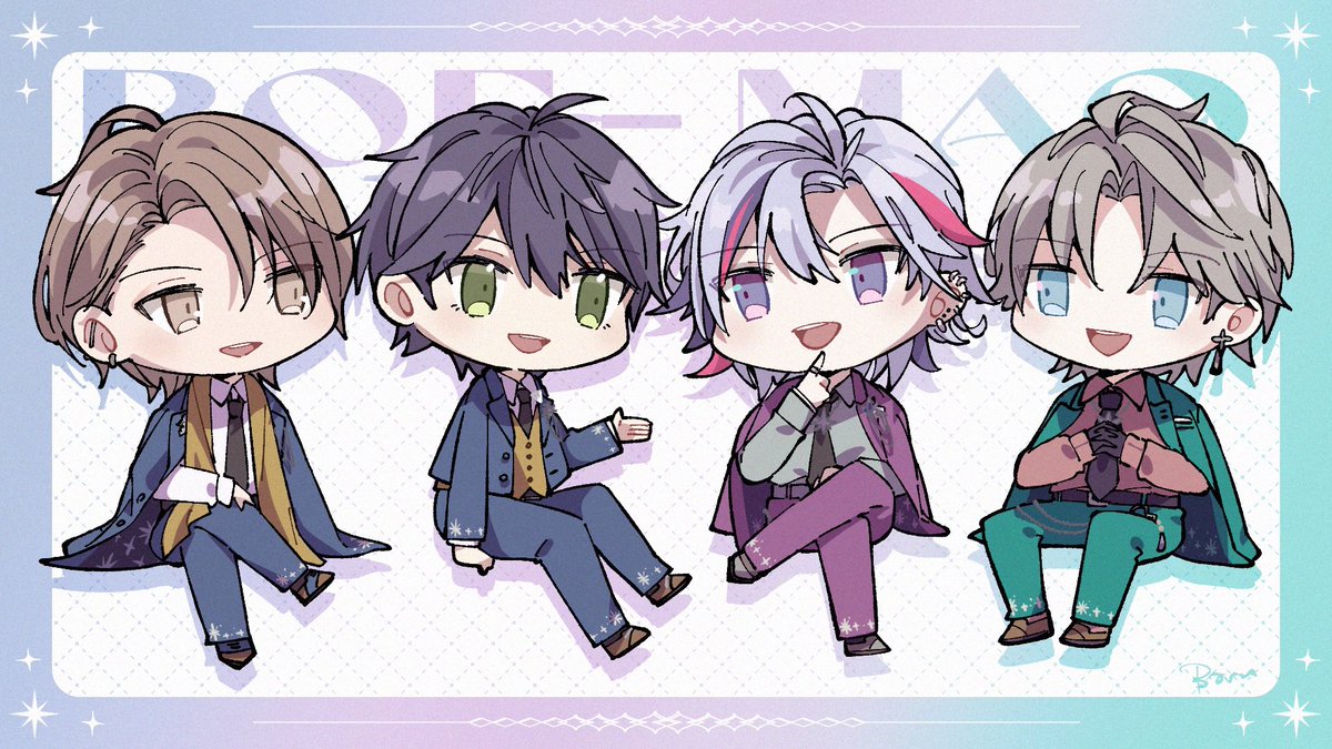 にじ7周年衣装🏢⚔️🥂✨🌞 ※再 #ろふあーと