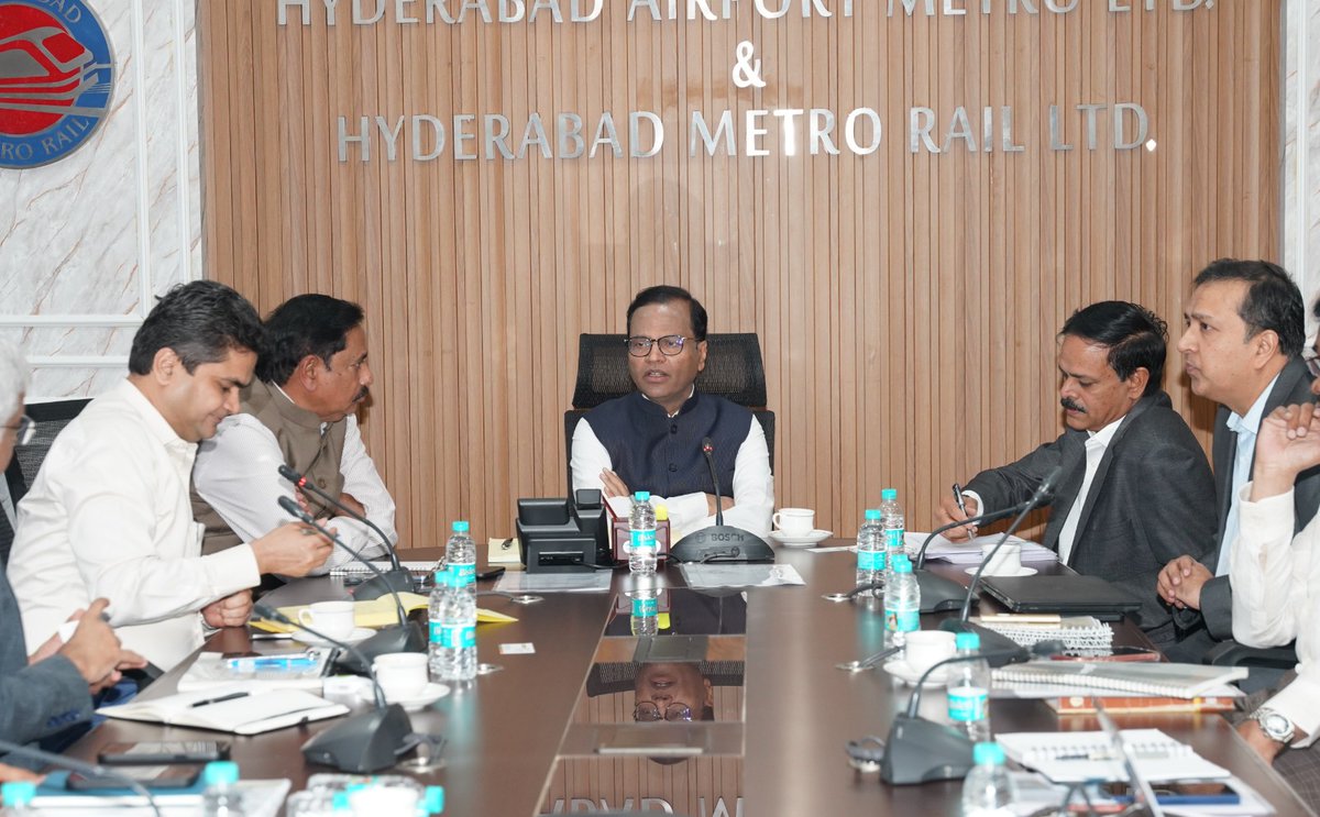 HMRLHydmetro's tweet photo. ‘Metro Rail’ takeover to be completed by March 2026:  Chief Secretary Sri K. Ramakrishna Rao

The Chief Secretary of Telangana Sri K. Ramakrishna Rao, has directed that the process of taking over Hyderabad Metro Rail from L&T be completed by the end of the current financial year.

Reviewing the latest status of the takeover in a high-level meeting with the committee of secretaries and officials from L&T, the Chief Secretary emphasized that the transfer must be carried out smoothly and expeditiously, in line with the agreement reached between both parties. He clarified that the process should proceed without any hindrance to existing agreements and instructed that planned actions be taken systematically over the next 100 days.

The transaction advisor, IDBI, has been asked to finalize its report at the earliest to facilitate the completion of the takeover. The Chief Secretary further stated that L&T must extend full cooperation in this process. Following the takeover, Hyderabad Metro Rail Limited (HMRL) Managing Director, Sri Sarfaraz Ahmad, has been directed to prepare proposals related to operations and maintenance.

The meeting was attended by Advisor (Urban Transport) to the Govt of Telangana Sri NVS Reddy, Special Chief Secretary Sri Vikas Raj, L&T Metro Rail Hyderabad Limited MD Sri KVB Reddy, officials from IDBI, Chief Electrical Engineer, HMRL Sri DVS Raju and senior officers of HMRL.

#HyderabadMetroRail #MetroRailTakeover #TelanganaGovernment #UrbanTransport #PublicInfrastructure #Hyderabad #HMRL #InfrastructureDevelopment #MassTransit #UrbanMobility     @TelanganaCS @revanth_anumula