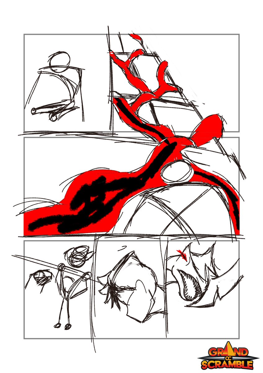 Forgotten to post my drawings of the the final prompt for the