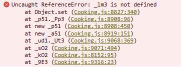 Once again I'm so very happy I decided to update #GameMaker to get rid of one bug only to have all of my HTML builds broken. AGAIN, CARL!!!

At this point it's impressive.

This isn't my code, since I have obfuscation off.