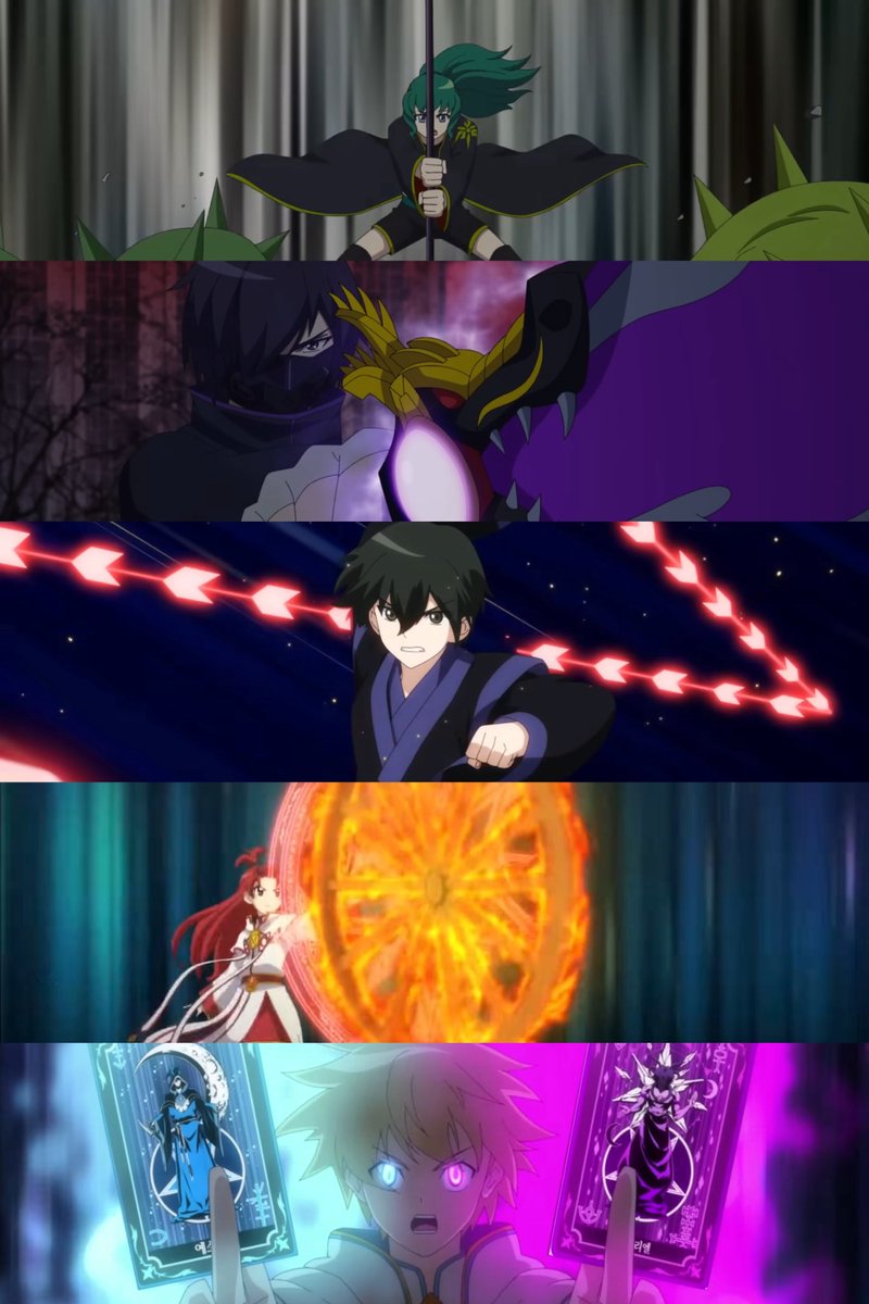 나중에 강림,현,청하,리온,사라 한자리에 모여서 합동공격하는 장면 나왔으면…진짜 마법(?) 쓰는 애들끼리만 모인 액션씬…