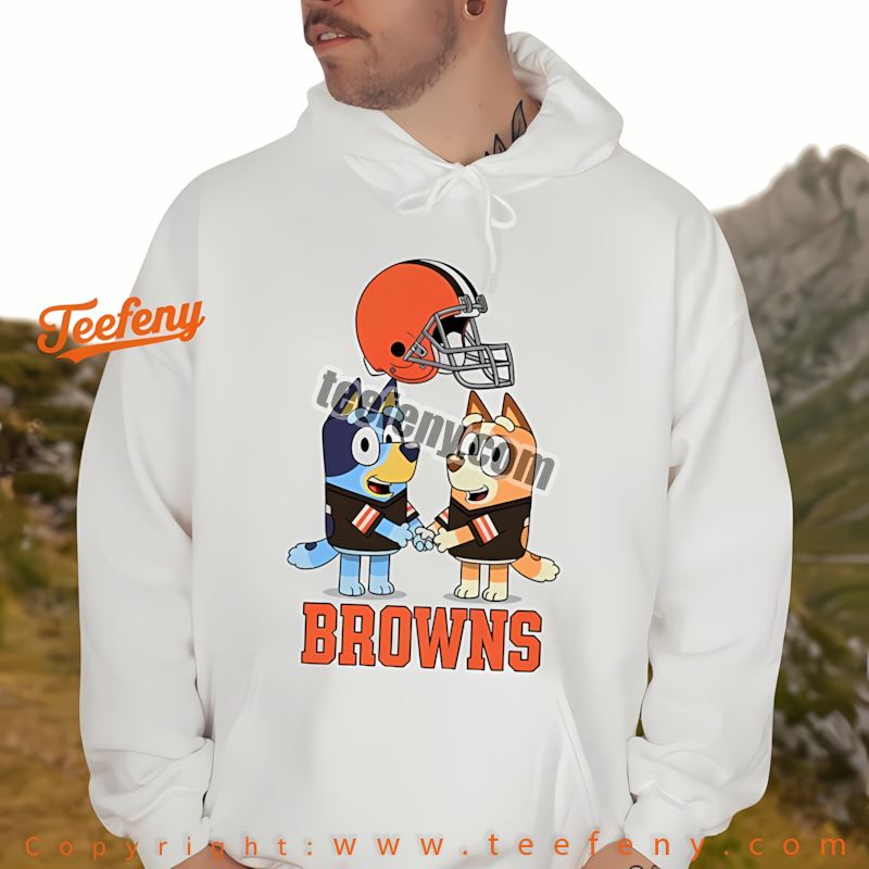 Teefenyshop's tweet photo. Cleveland Browns Bluey Bingo Holding Hands Shirt Holiday
Get It Now: https://t.co/djy5V4AUpI 
 
 #ClevelandBrowns #BlueyBingo #HoldingHands #ShirtDesign #HolidayFashion #NFLApparel #FanMerchandise #Teefeny https://t.co/Dl03LpoNS9